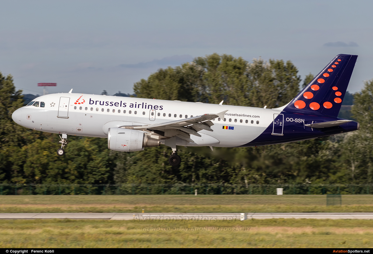 Brussels Airlines  -  A319-112  (OO-SSN) By Ferenc Kobli (kisocsike)