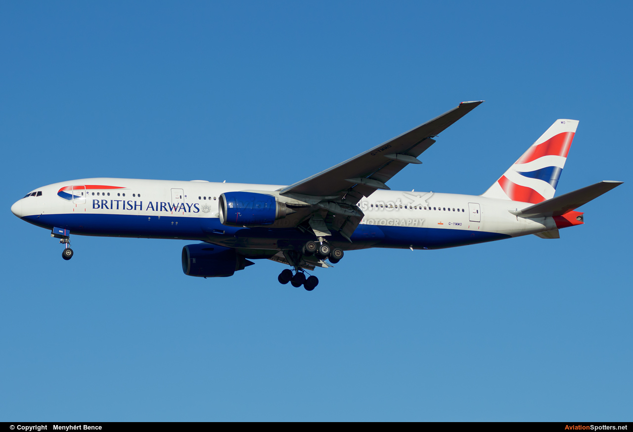 British Airways  -  777-200ER  (G-YMMO) By Menyhért Bence (hadesdras91)