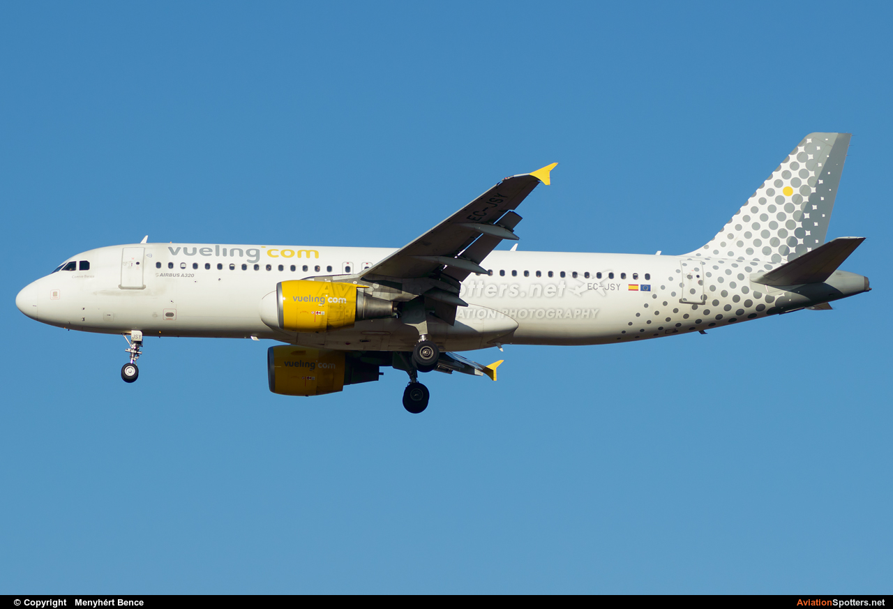 Vueling Airlines  -  A320-214  (EC-JSY) By Menyhért Bence (hadesdras91)