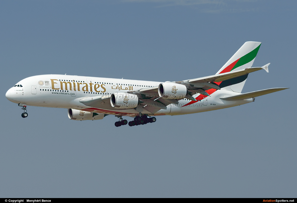 Emirates Airlines  -  A380-841  (A6-AUX) By Menyhért Bence (hadesdras91)