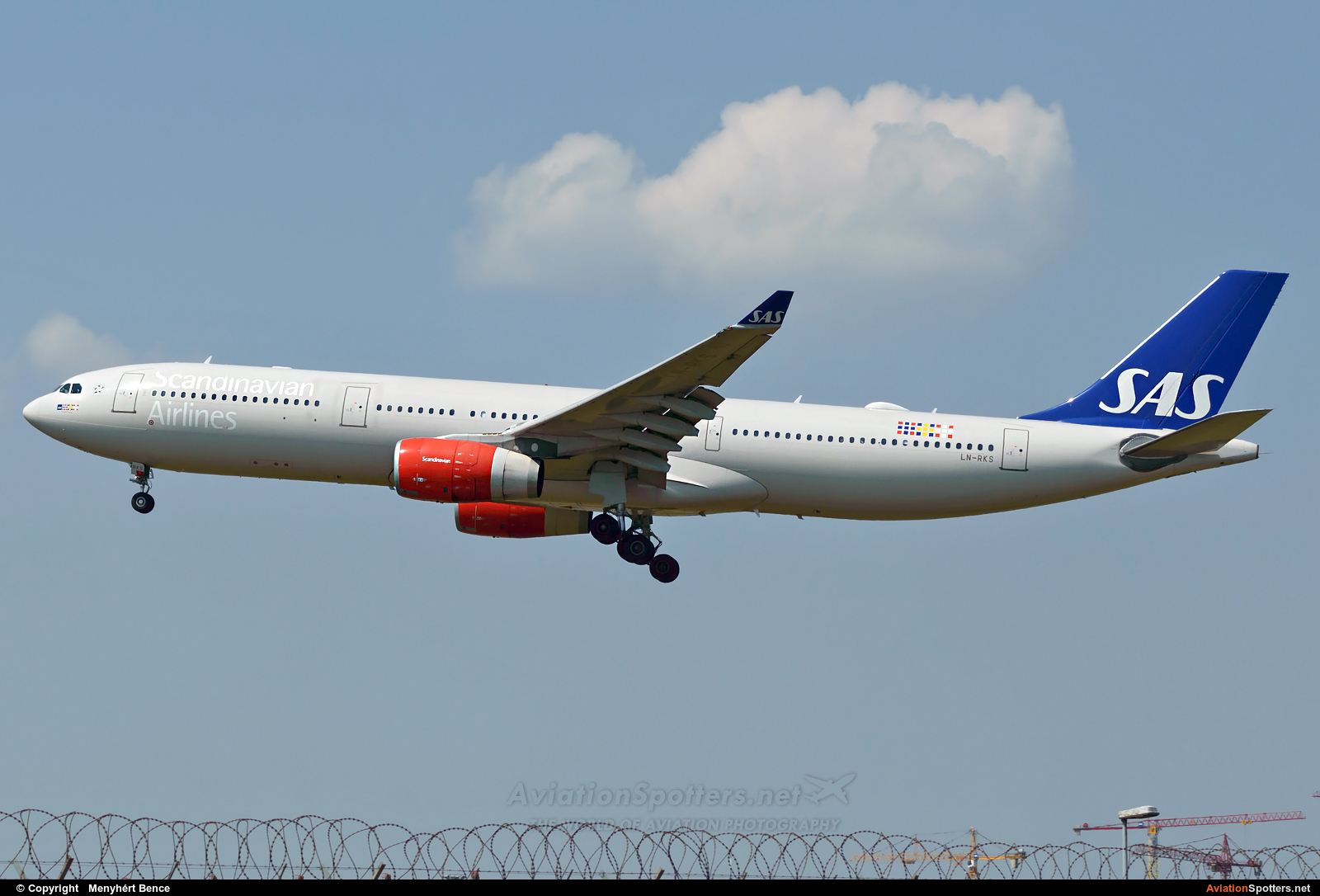 SAS - Scandinavian Airlines  -  A330-343  (LN-RKS) By Menyhért Bence (hadesdras91)