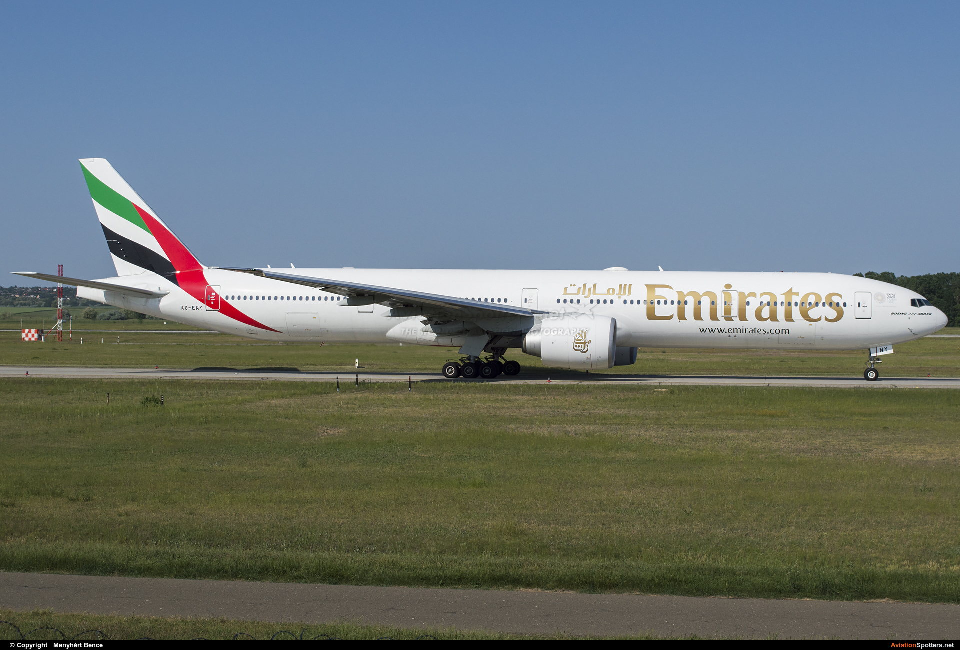 Emirates Airlines  -  777-300ER  (A6-ENY) By Menyhért Bence (hadesdras91)
