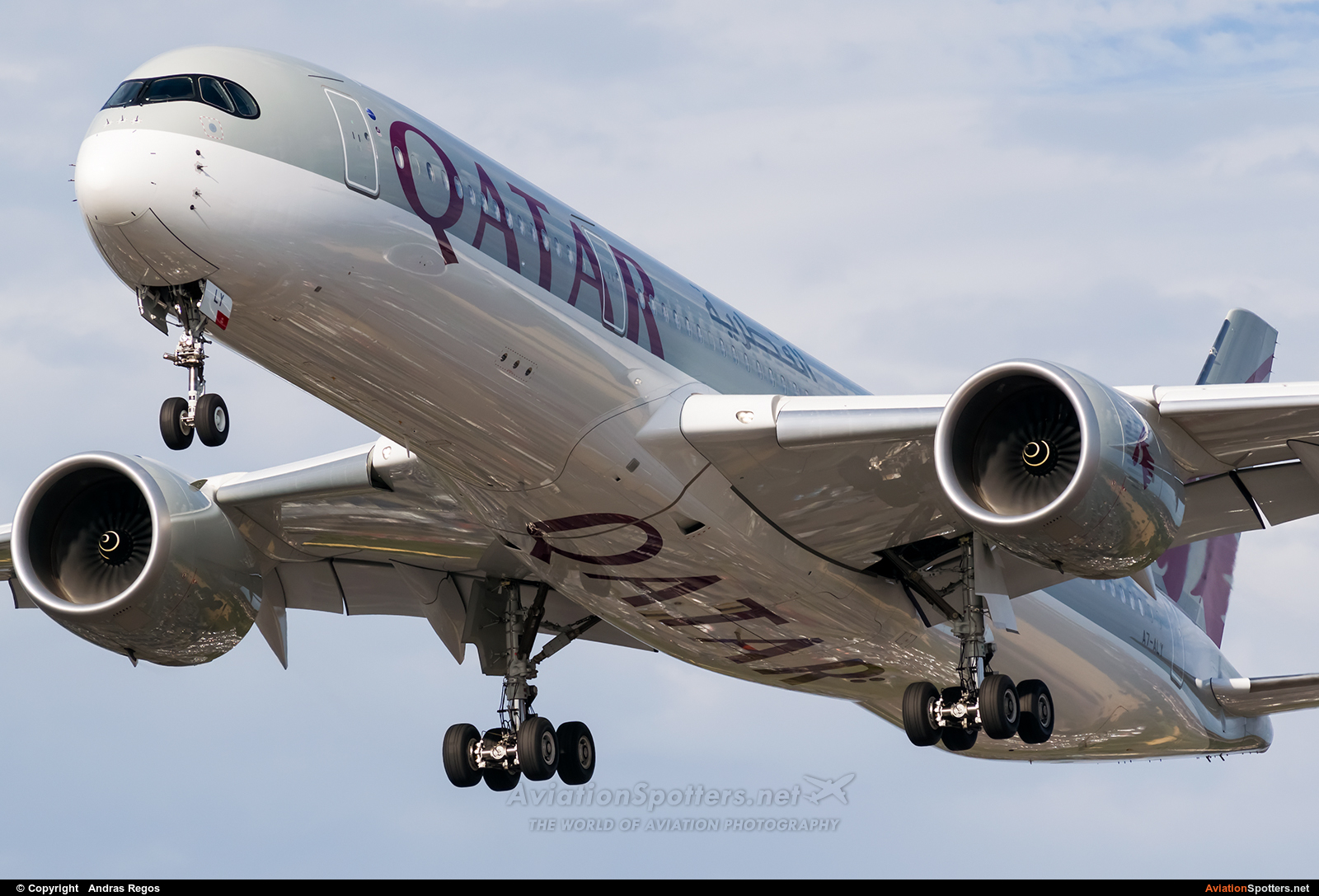 Qatar Airways  -  A350-900  (A7-ALY) By Andras Regos (regos)