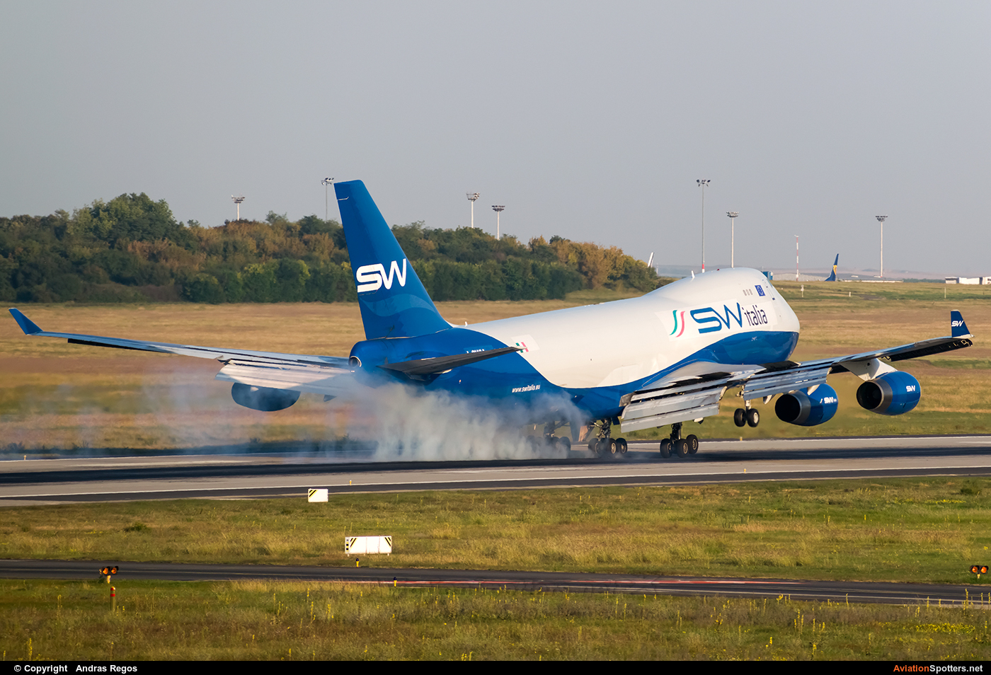 Silk Way Airlines  -  747-400  (I-SWIA) By Andras Regos (regos)