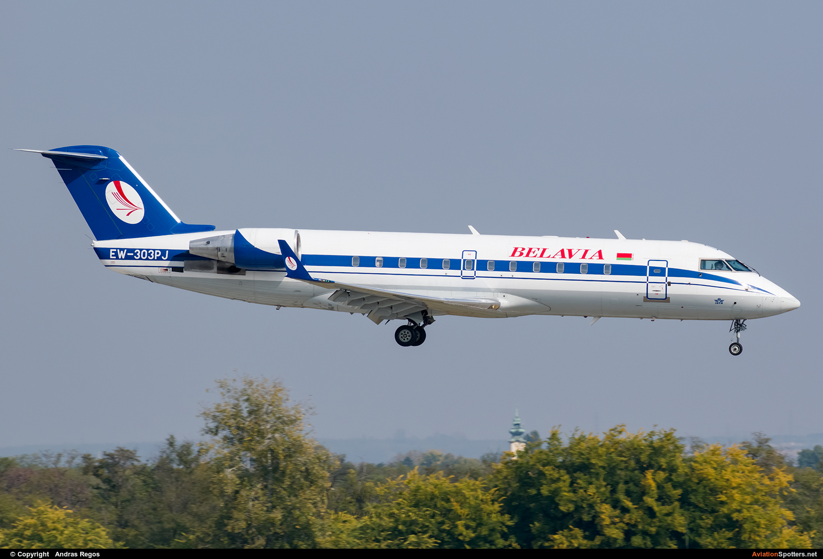 Belavia  -  CL-600 Regional Jet CRJ-200  (EW-303PJ) By Andras Regos (regos)