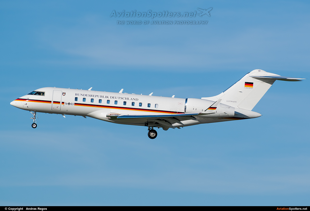 Germany - Air Force  -  BD-700-1A11 Global 5000  (14+03) By Andras Regos (regos)