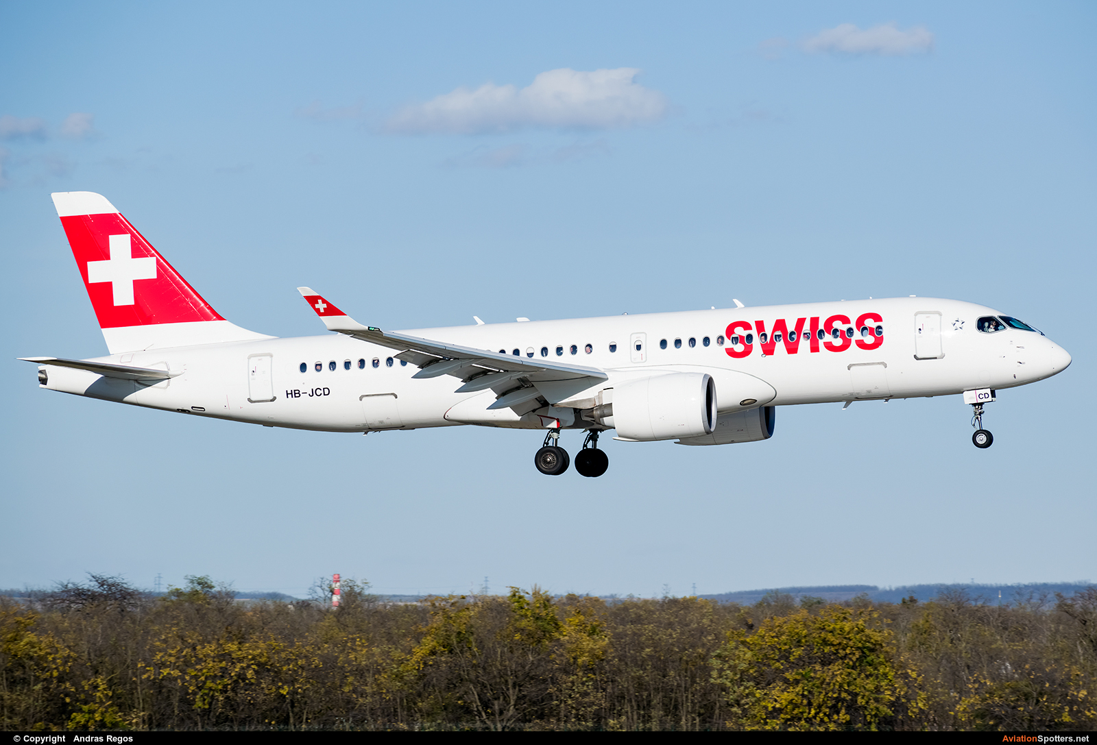 Swiss Airlines  -  BD-500-1A10 C Series 100  (HB-JCD) By Andras Regos (regos)