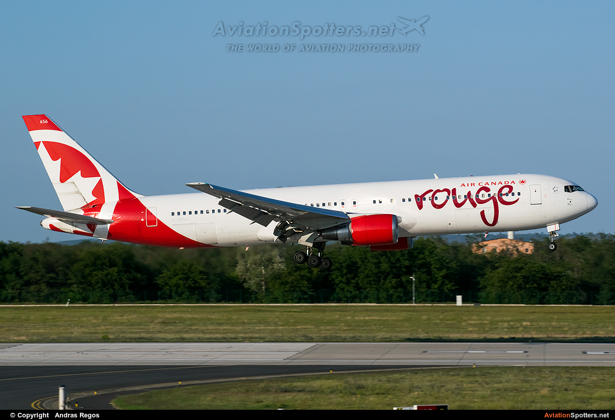 Air Canada Rouge  -  767-300ER  (C-GHLA) By Andras Regos (regos)