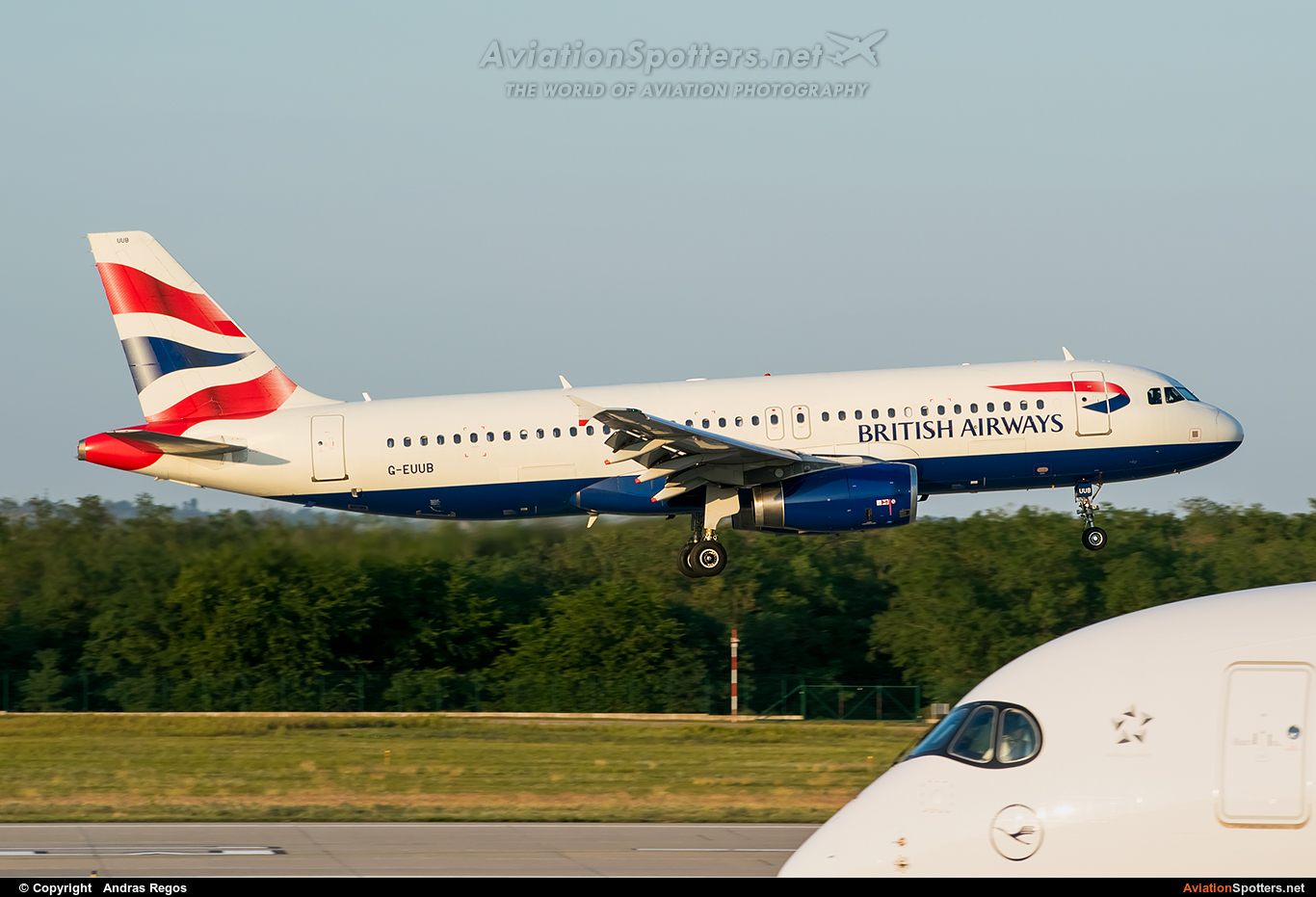 British Airways  -  A320  (G-EUUB) By Andras Regos (regos)