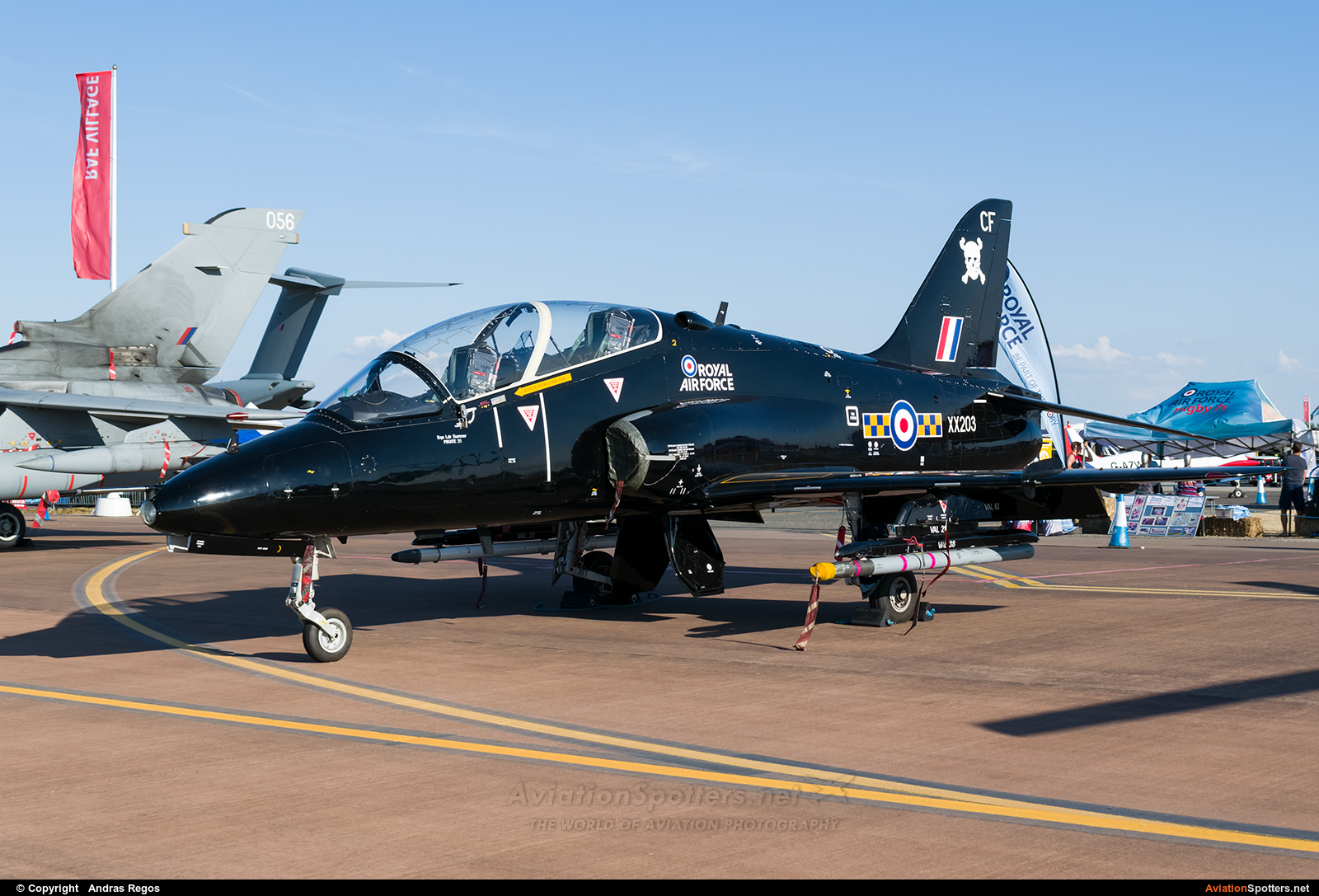 UK - Air Force  -  Hawk T.1- 1A  (XX203) By Andras Regos (regos)