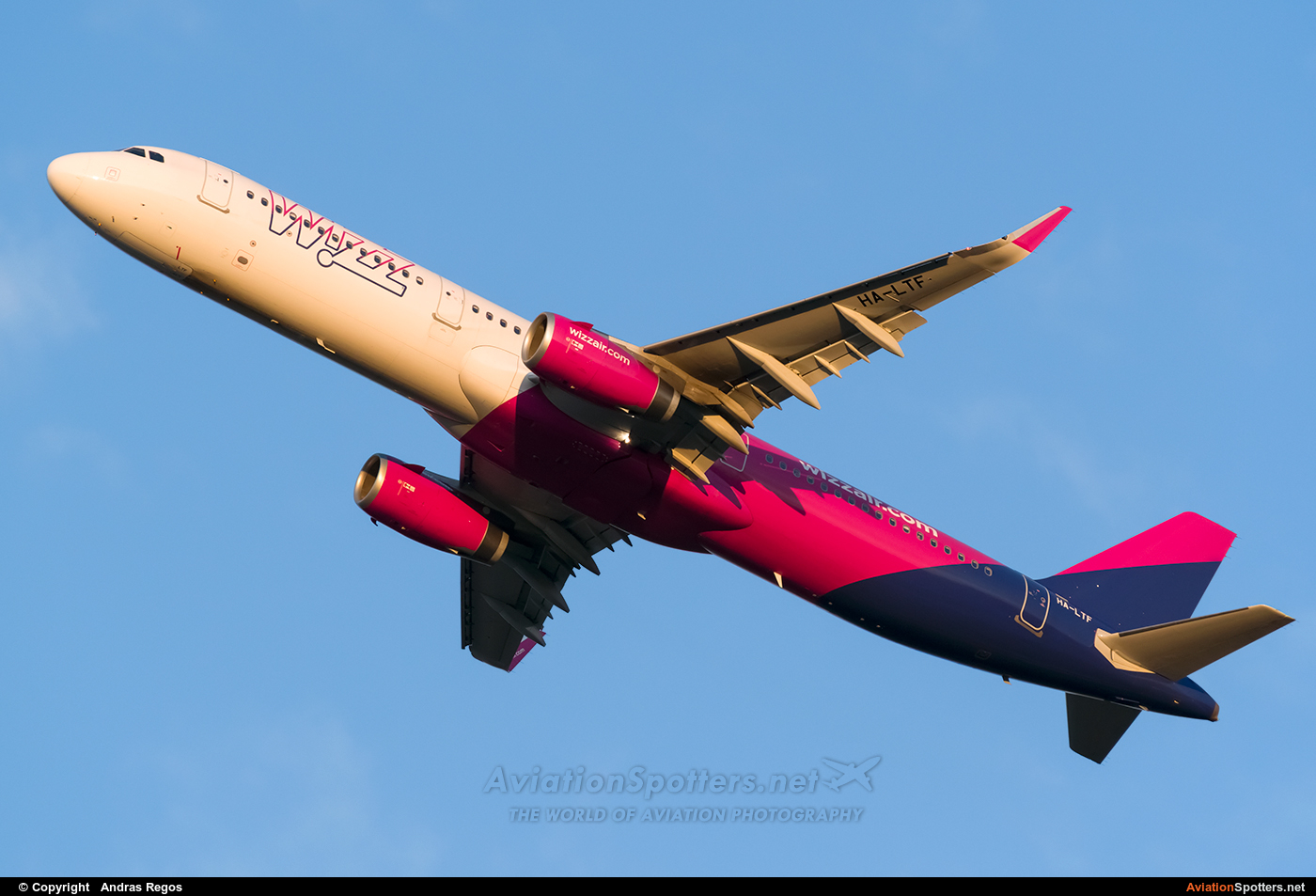 Wizz Air  -  A321-231  (HA-LTF) By Andras Regos (regos)