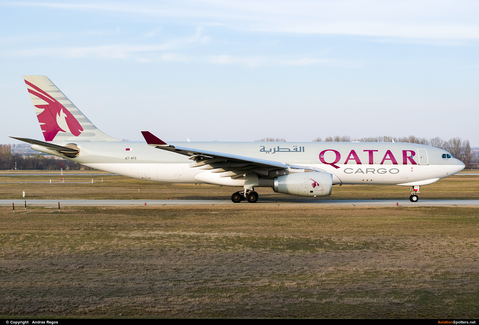 Qatar Airways Cargo  -  A330-200F  (A7-AFG) By Andras Regos (regos)