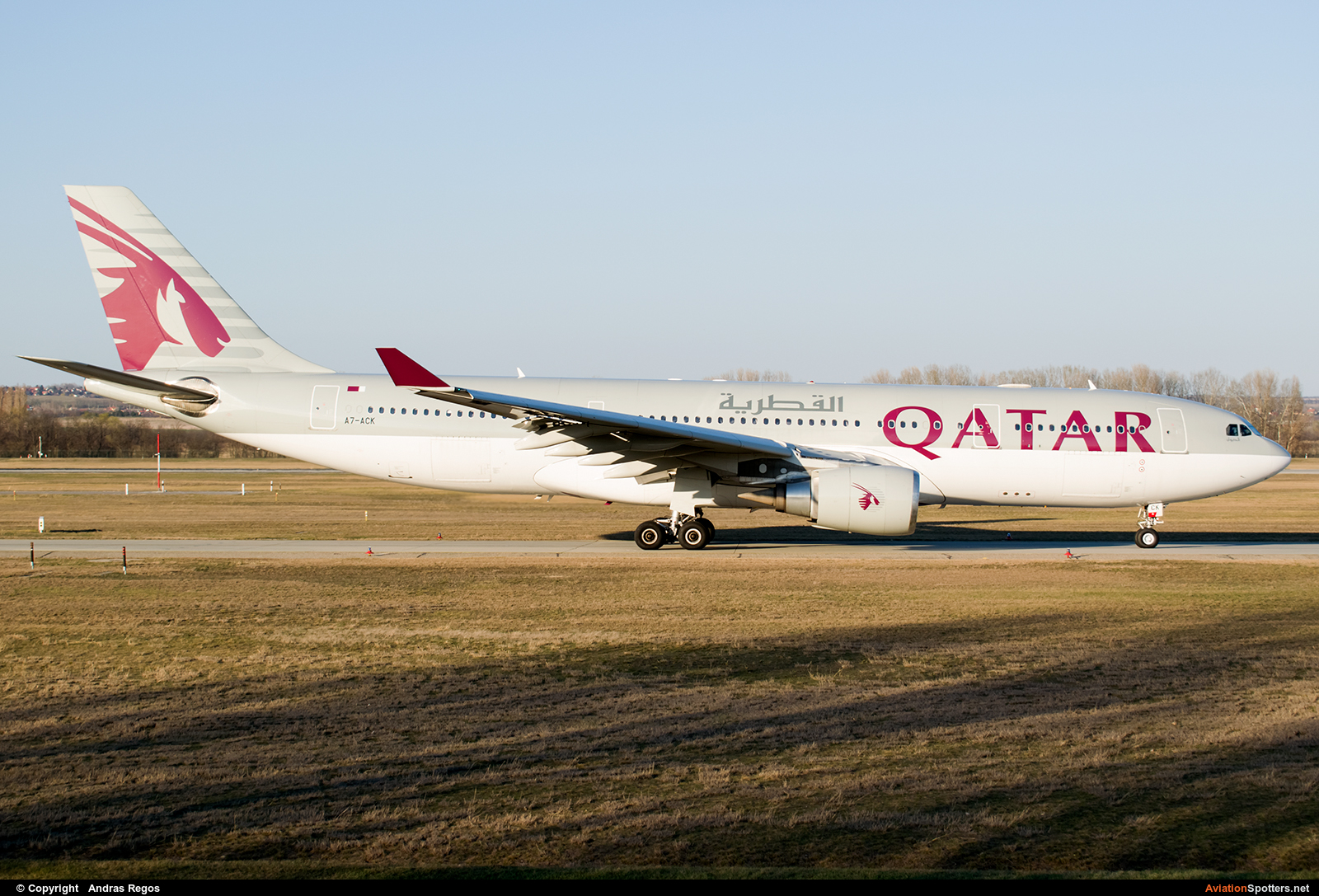 Qatar Airways  -  A330-200  (A7-ACK) By Andras Regos (regos)