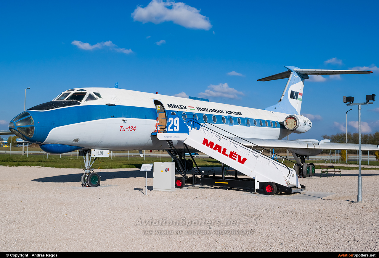 Malev  -  Tu-134A  (HA-LBE) By Andras Regos (regos)