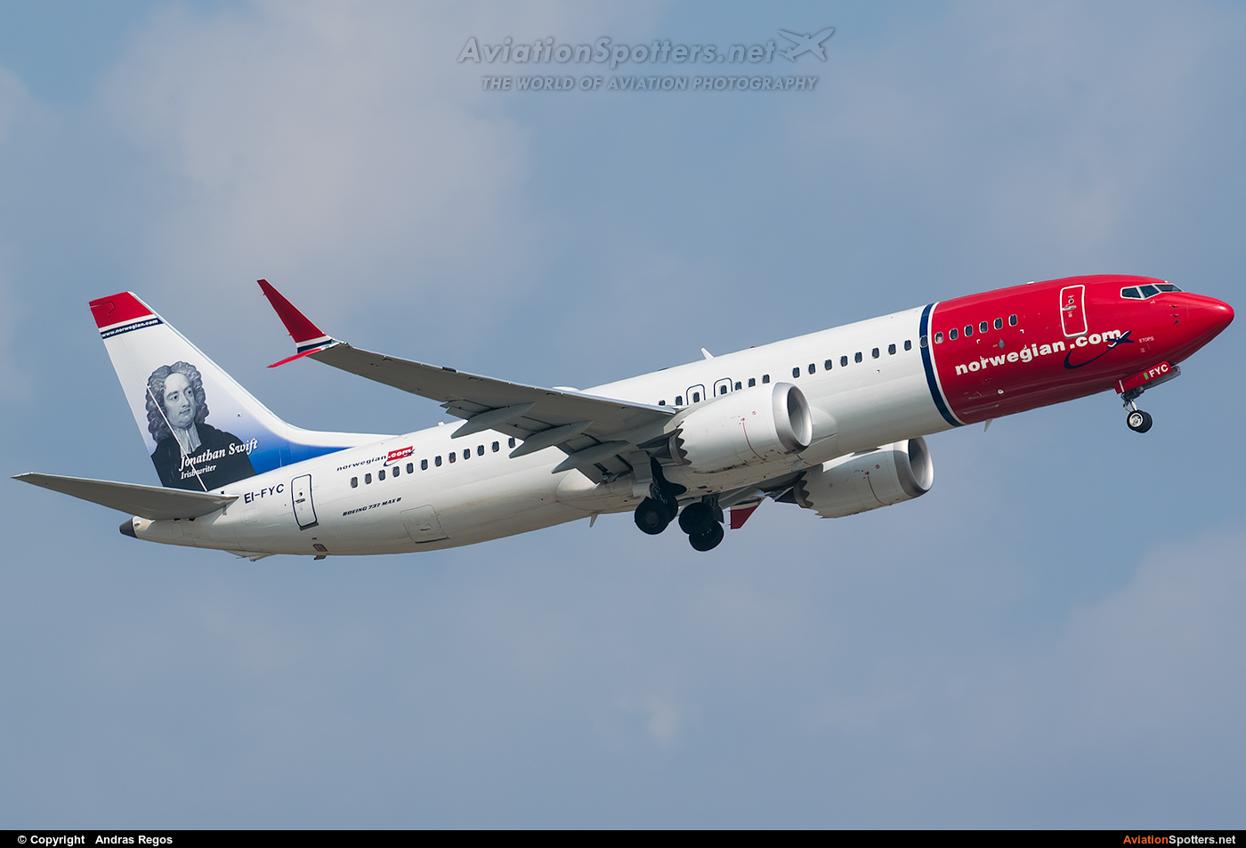Norwegian Air Shuttle  -  737-800  (EI-FYC) By Andras Regos (regos)