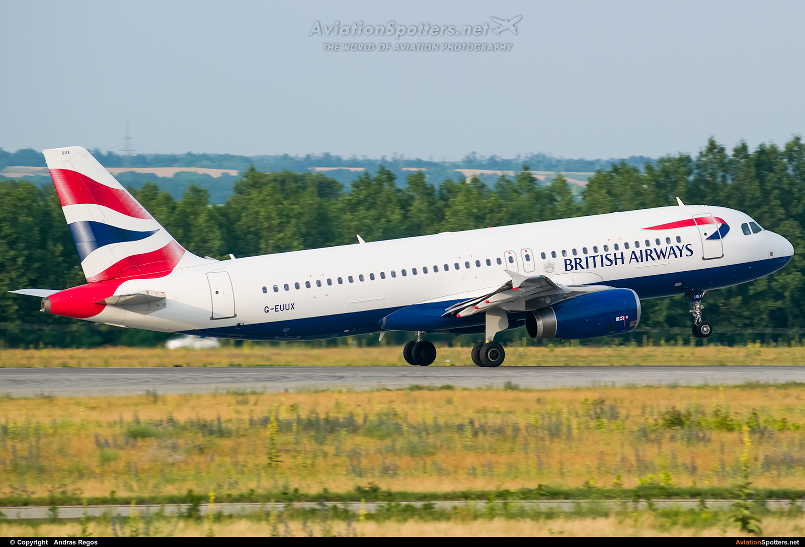 British Airways  -  A320  (G-EUUX) By Andras Regos (regos)