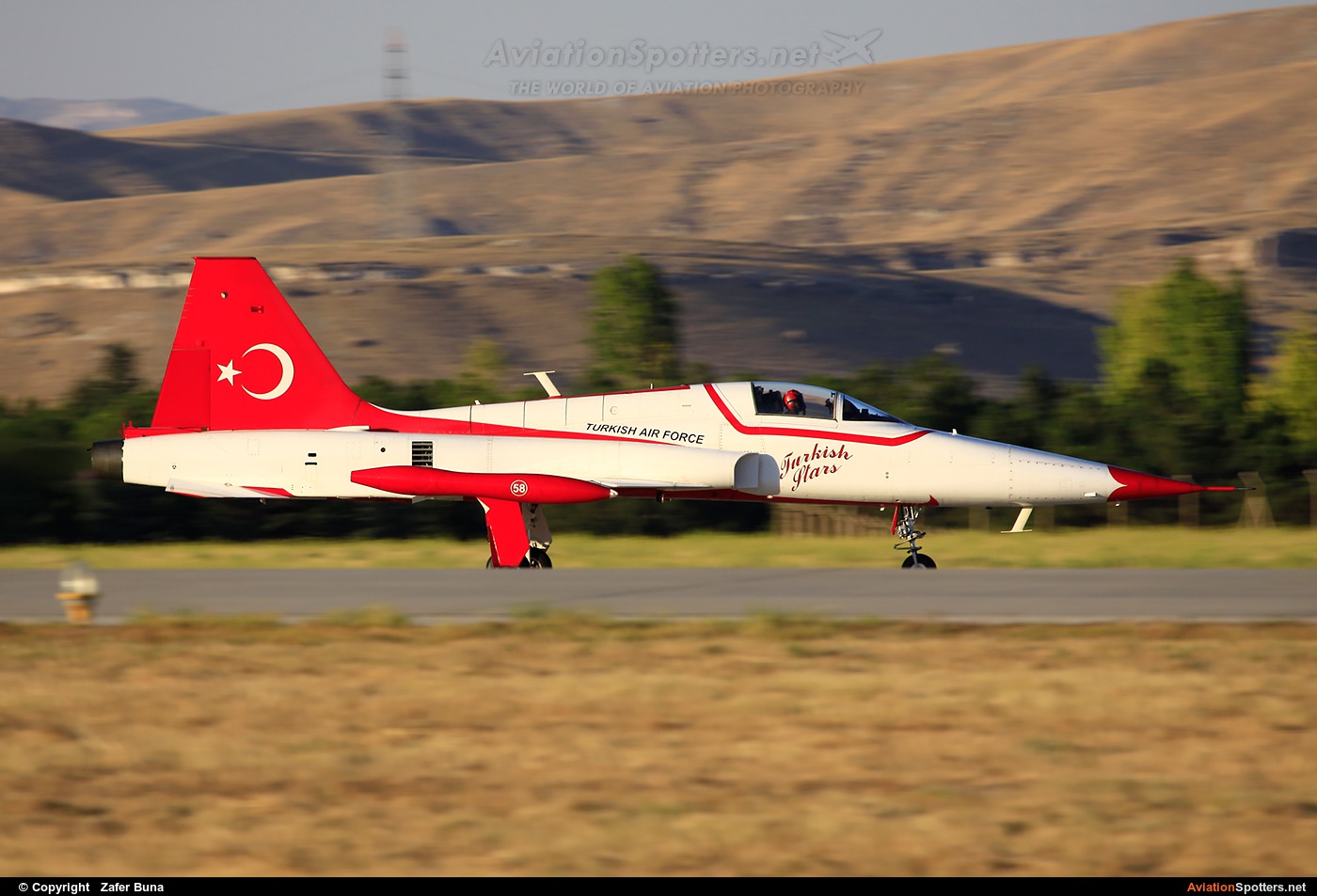 Turkey - Air Force : Turkish Stars  -  NF-5A  (71-3058) By Zafer Buna (zaferbuna)