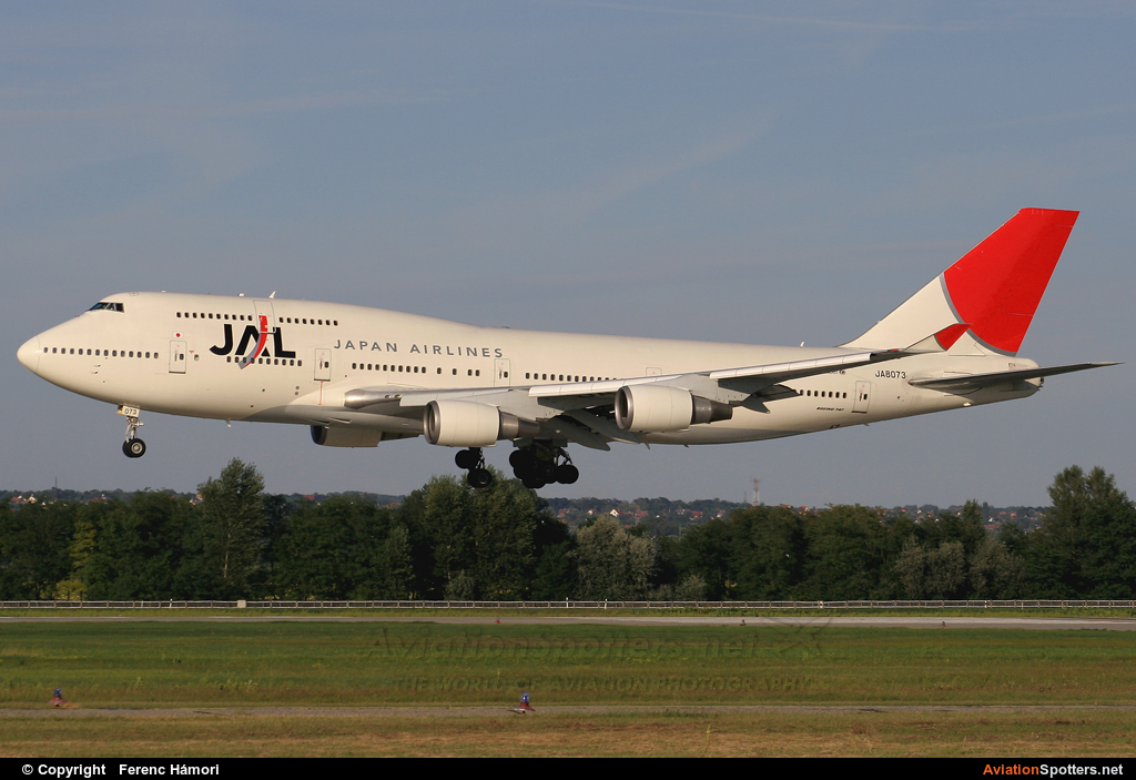 JAL - Japan Airlines  -  747-446  (JA8073) By Ferenc Hámori (hamori)