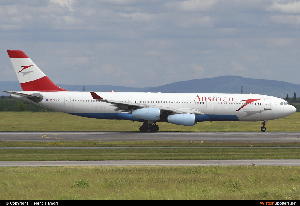 Austrian Airlines  -  A340-200  (OE-LAG) By Ferenc Hámori (hamori)