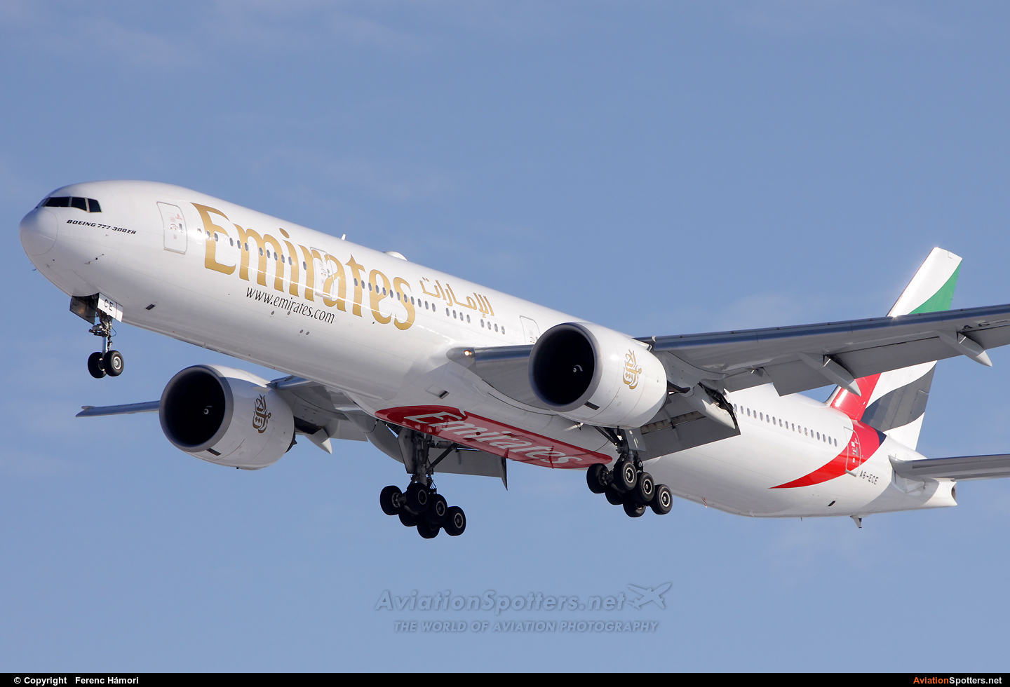 Emirates Airlines  -  777-300ER  (A6-ECE) By Ferenc Hámori (hamori)