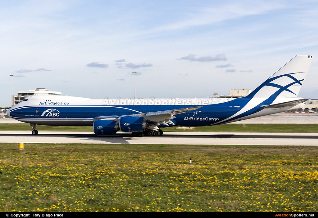 Air Bridge Cargo  -  747-8F  (VP-BBY) By Ray Biago Pace (rbpace)