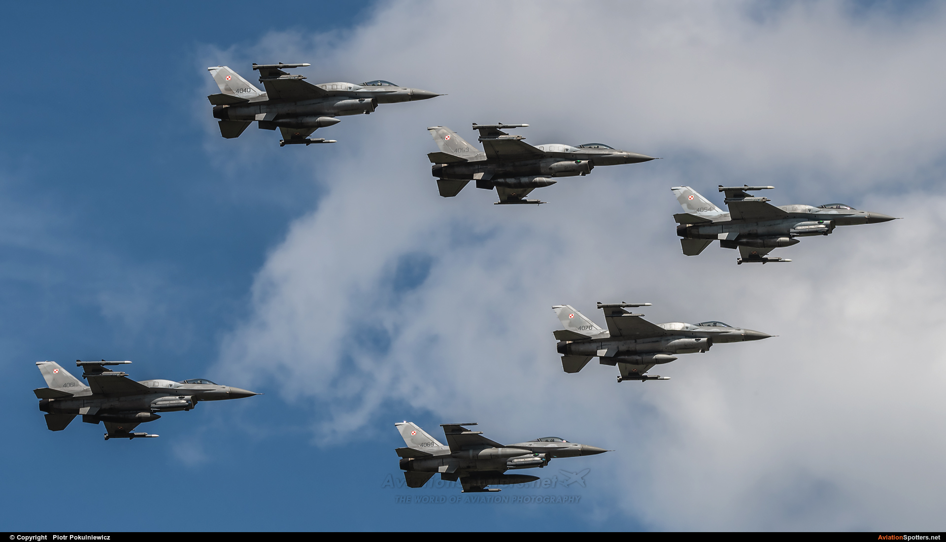 Poland - Air Force  -  F-16C Block 52+  Fighting Falcon  (4040) By Piotr Pokulniewicz (Piciu)