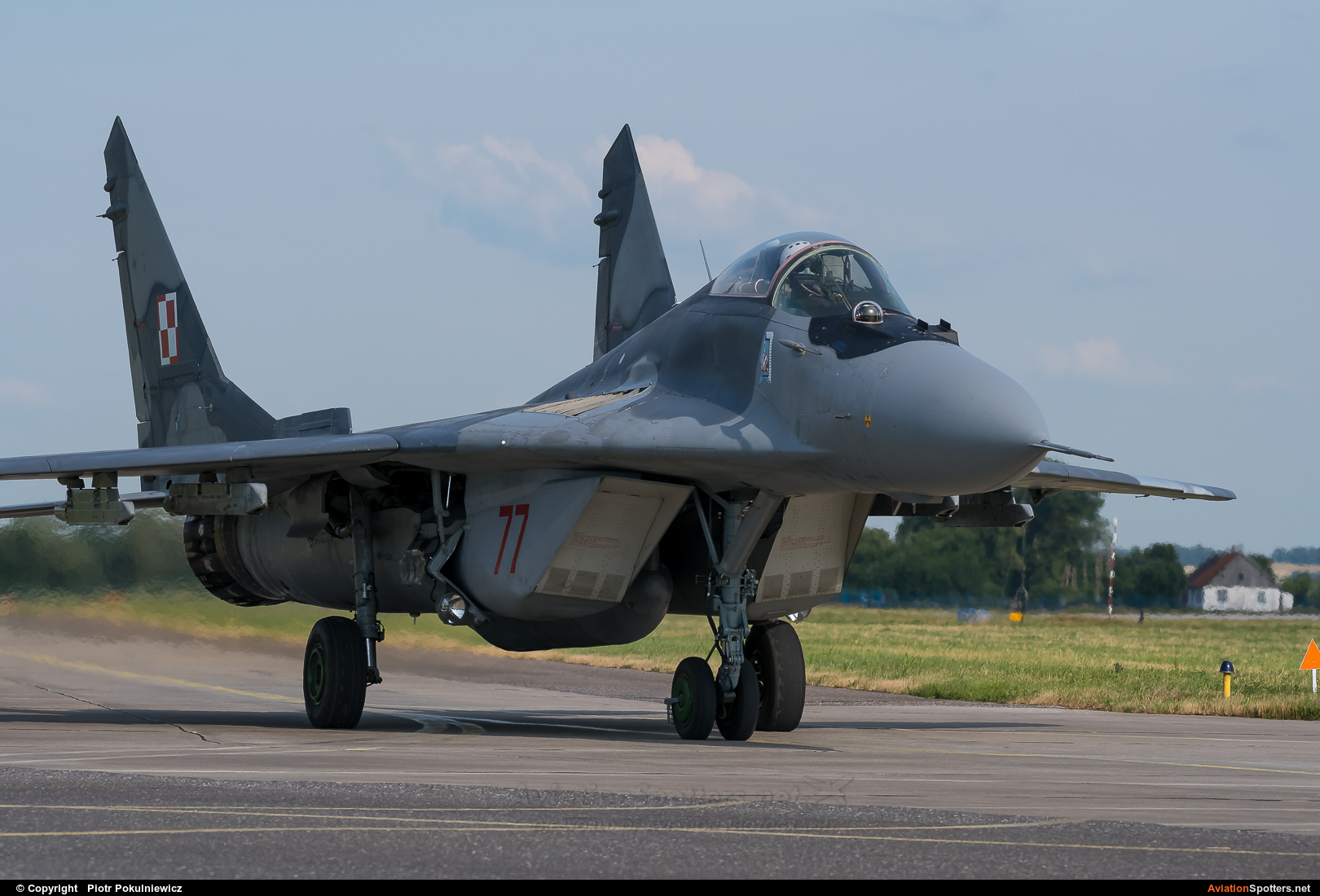 Poland - Air Force  -  MiG-29A  (77) By Piotr Pokulniewicz (Piciu)