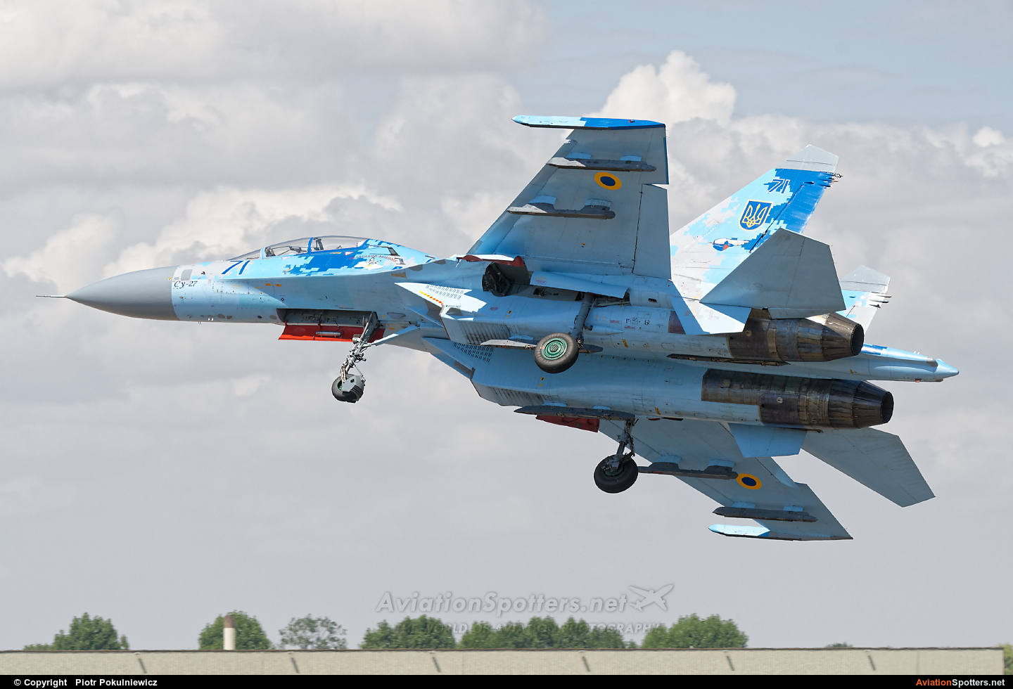 Ukraine - Air Force  -  Su-27UB  (71) By Piotr Pokulniewicz (Piciu)