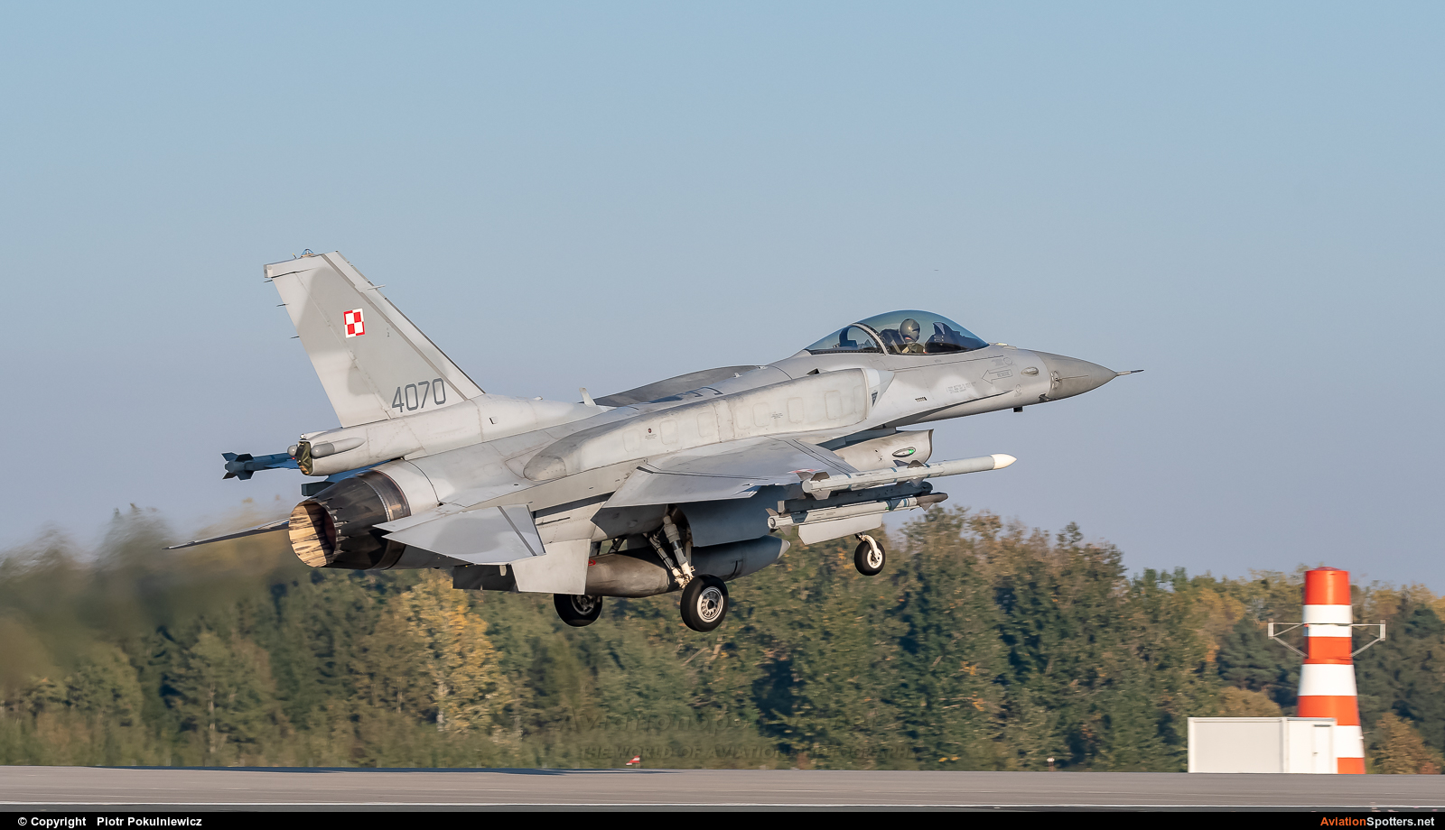 Poland - Air Force  -  F-16C Block 52+ Fighting Falcon  (4070) By Piotr Pokulniewicz (Piciu)