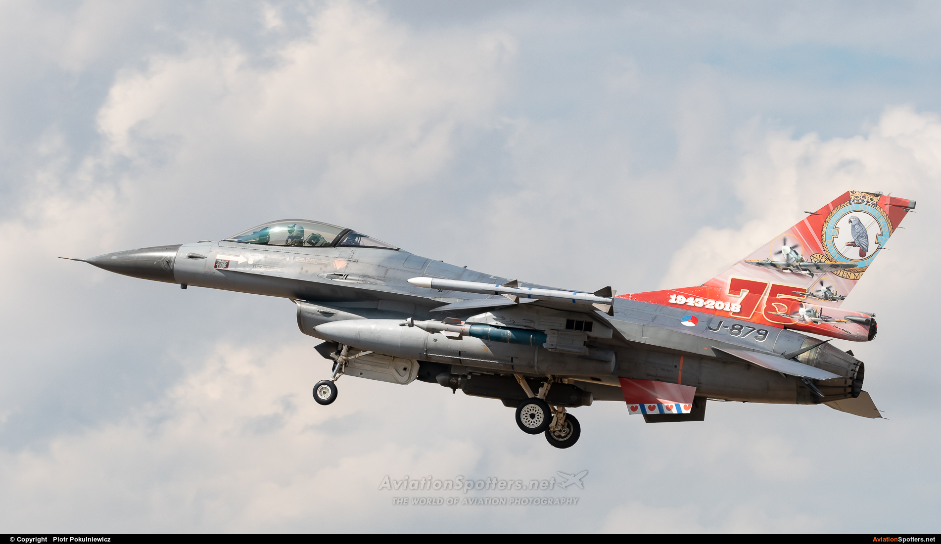 Netherlands - Air Force  -  F-16A Fighting Falcon  (J-879) By Piotr Pokulniewicz (Piciu)
