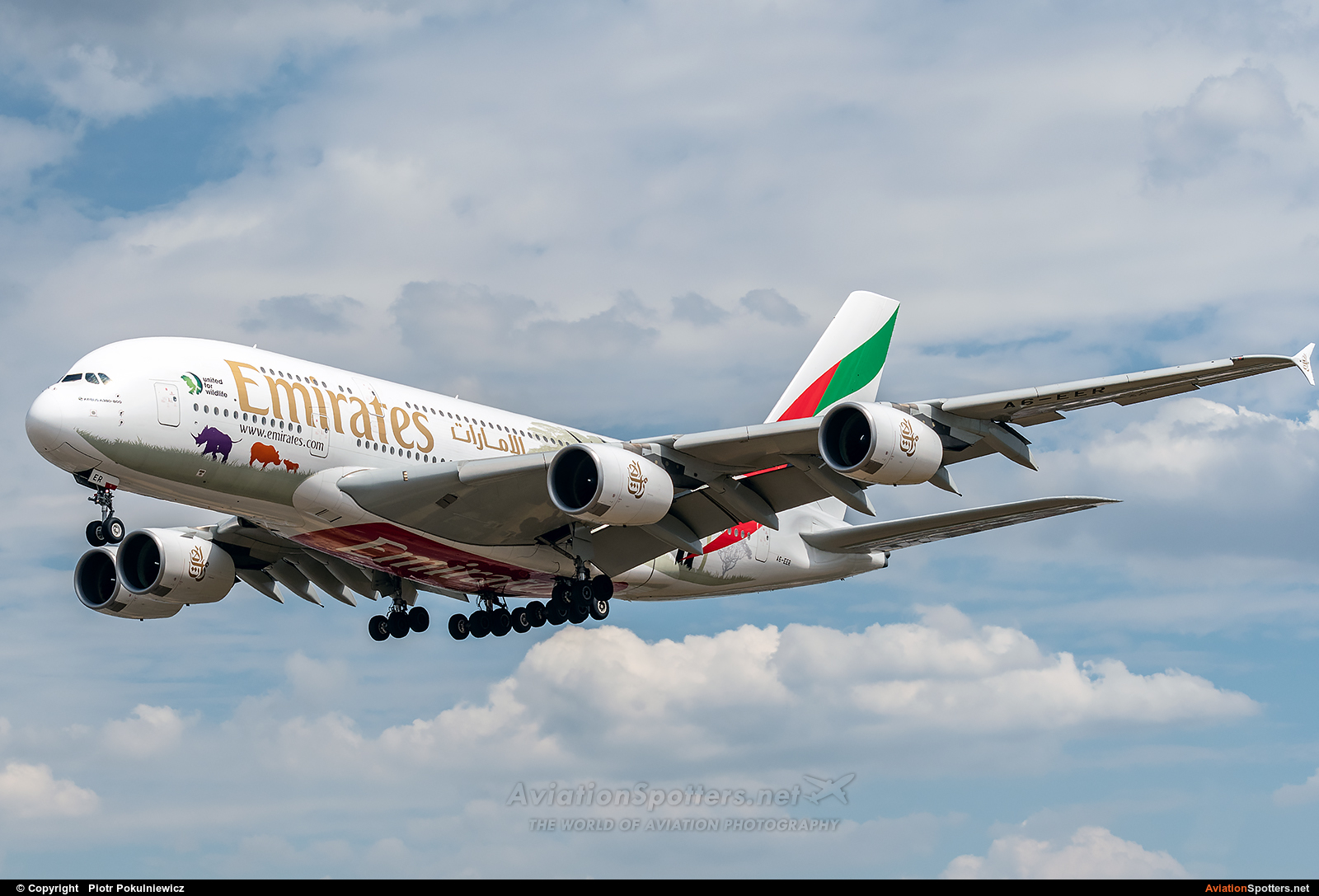 Emirates Airlines  -  A380  (A6-EER) By Piotr Pokulniewicz (Piciu)