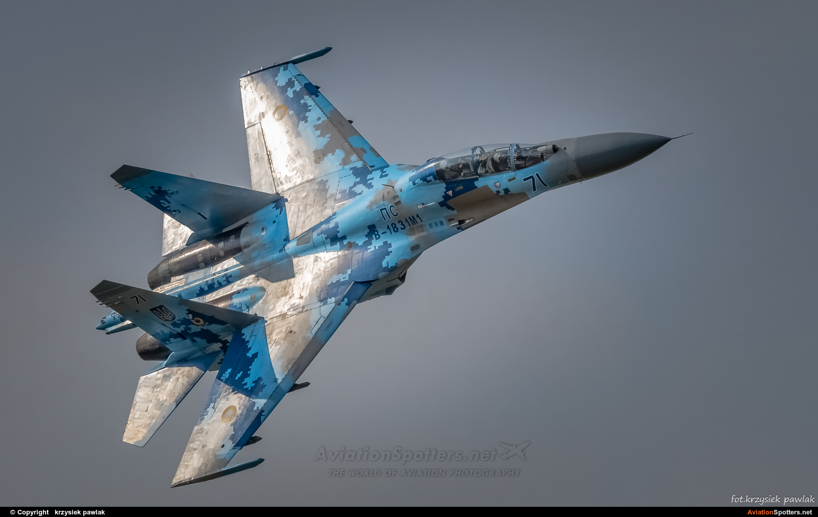 Ukraine - Air Force  -  Su-27UB  (71) By krzysiek pawlak (krisu)