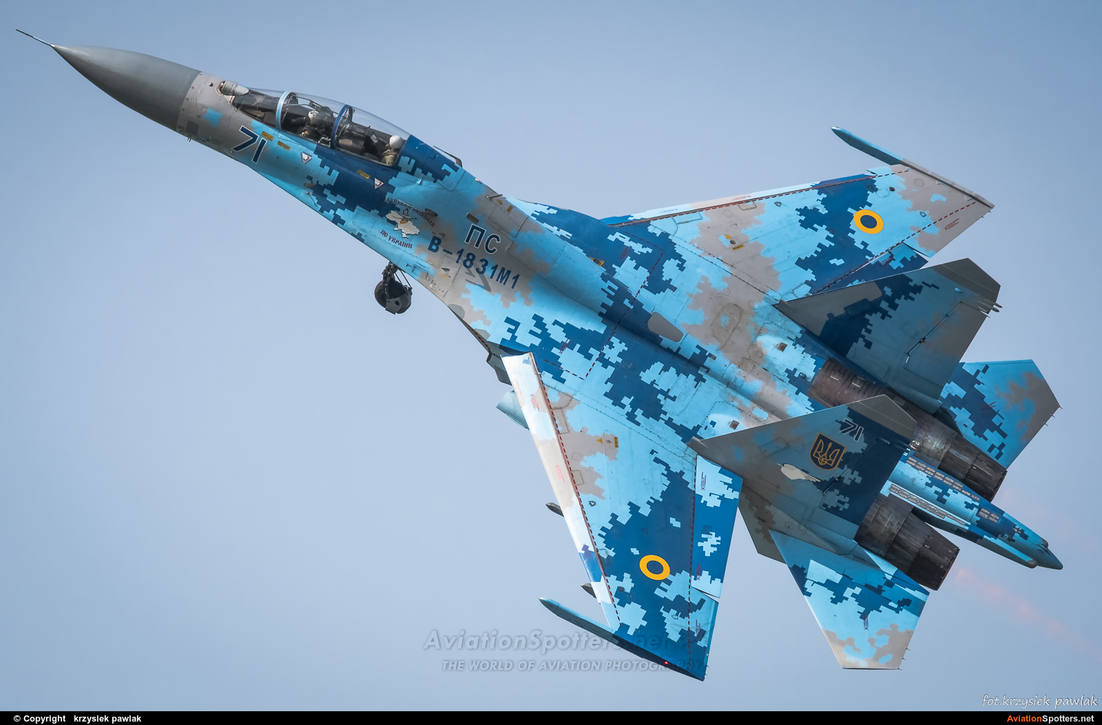 Ukraine - Air Force  -  Su-27UB  (71) By krzysiek pawlak (krisu)