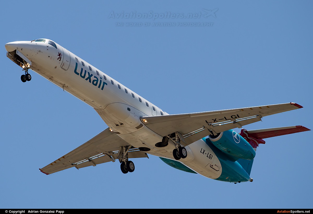 Luxair  -  ERJ-145  (LX-LGI) By Adrian Gonzalez Papp (agp12)