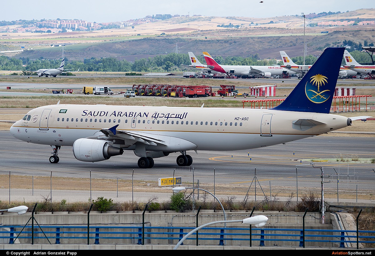 Saudi Arabian Airlines  -  A320-214  (HZ-ASC) By Adrian Gonzalez Papp (agp12)