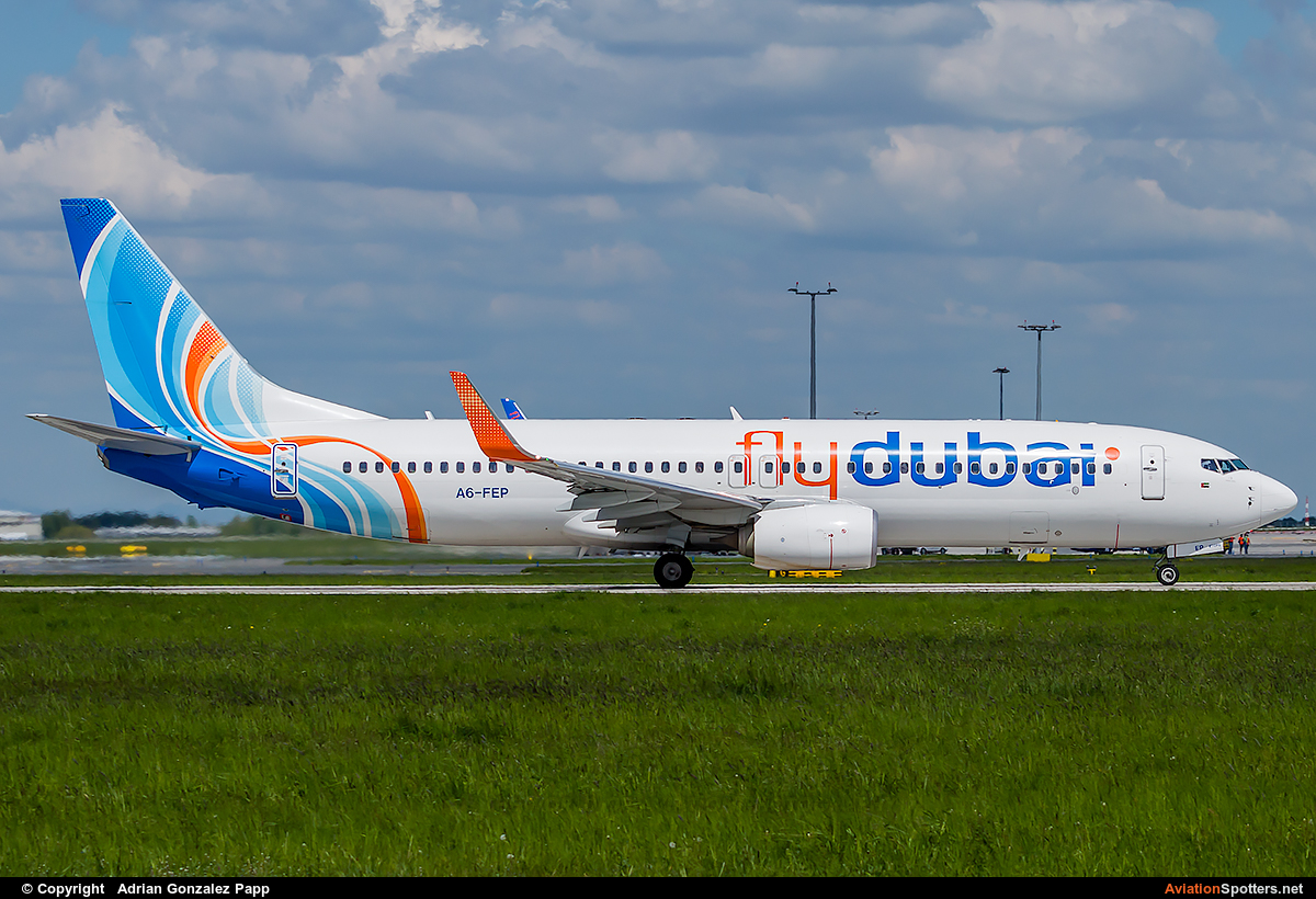 Fly Dubai  -  737-800  (A6-FEP) By Adrian Gonzalez Papp (agp12)