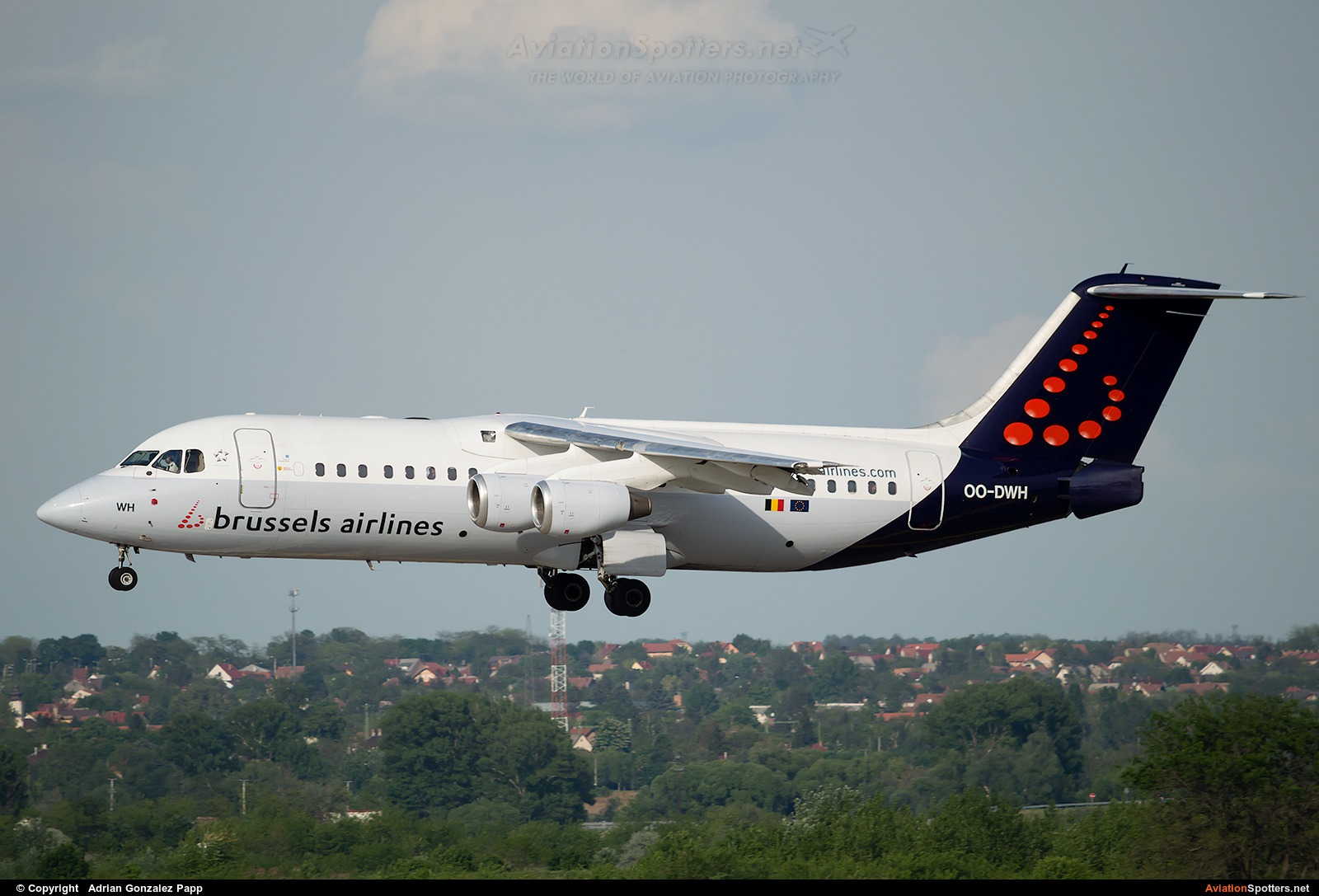 Brussels Airlines  -  BAe 146-300-Avro RJ100  (OO-DWH) By Adrian Gonzalez Papp (agp12)
