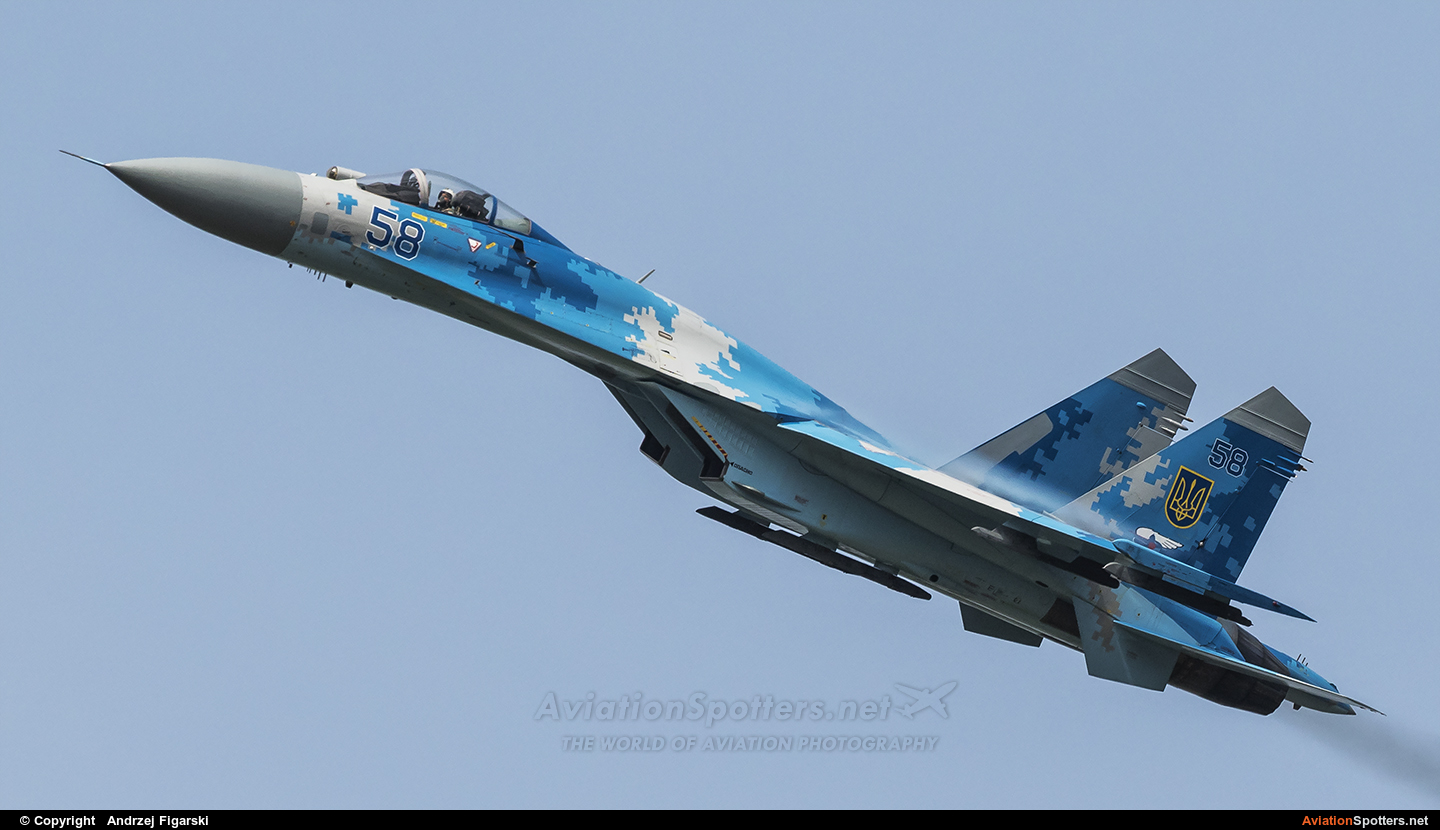 Ukraine - Air Force  -  Su-27  (58) By Andrzej Figarski (Figarski)