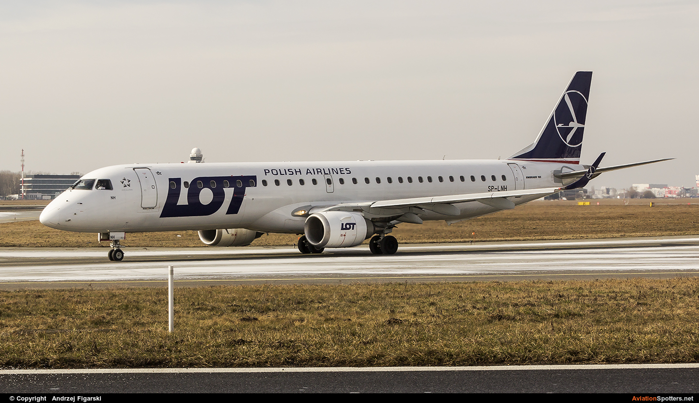 LOT - Polish Airlines  -  195LR  (SP-LNH) By Andrzej Figarski (Figarski)
