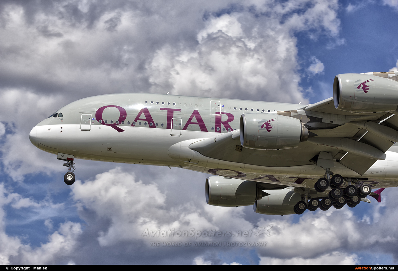 Qatar Airways  -  A380-861  (A7-APC) By Maniek (Maniek)