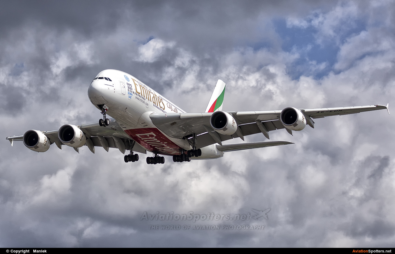 Emirates Airlines  -  A380-861  (A6-EDR) By Maniek (Maniek)