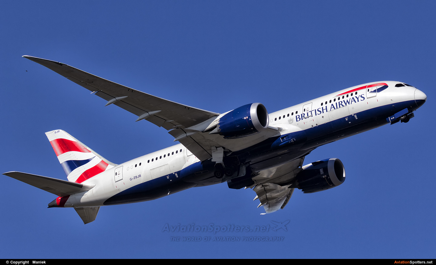British Airways  -  787-8 Dreamliner  (G-ZBJB) By Maniek (Maniek)