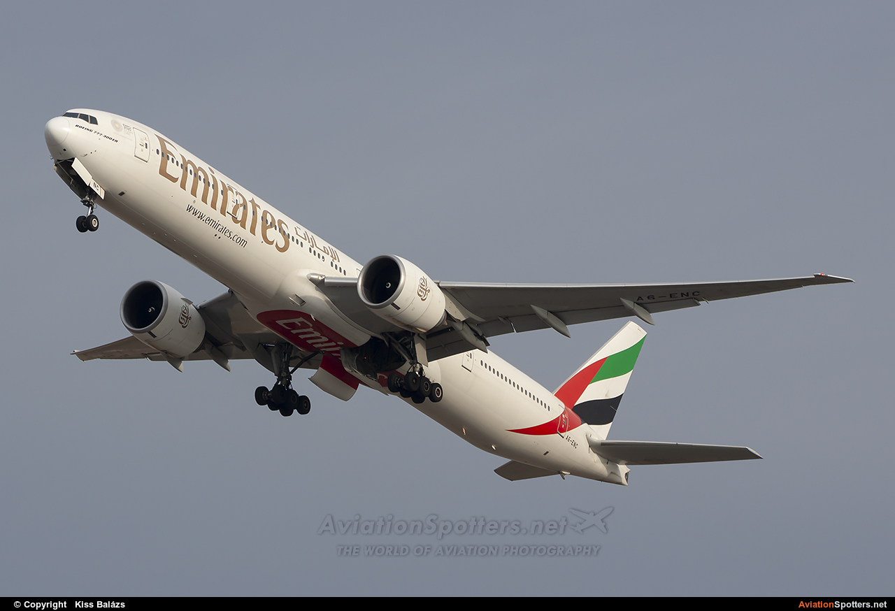 Emirates Airlines  -  777-300ER  (A6-ENC) By Kiss Balázs (Gastrospotter)