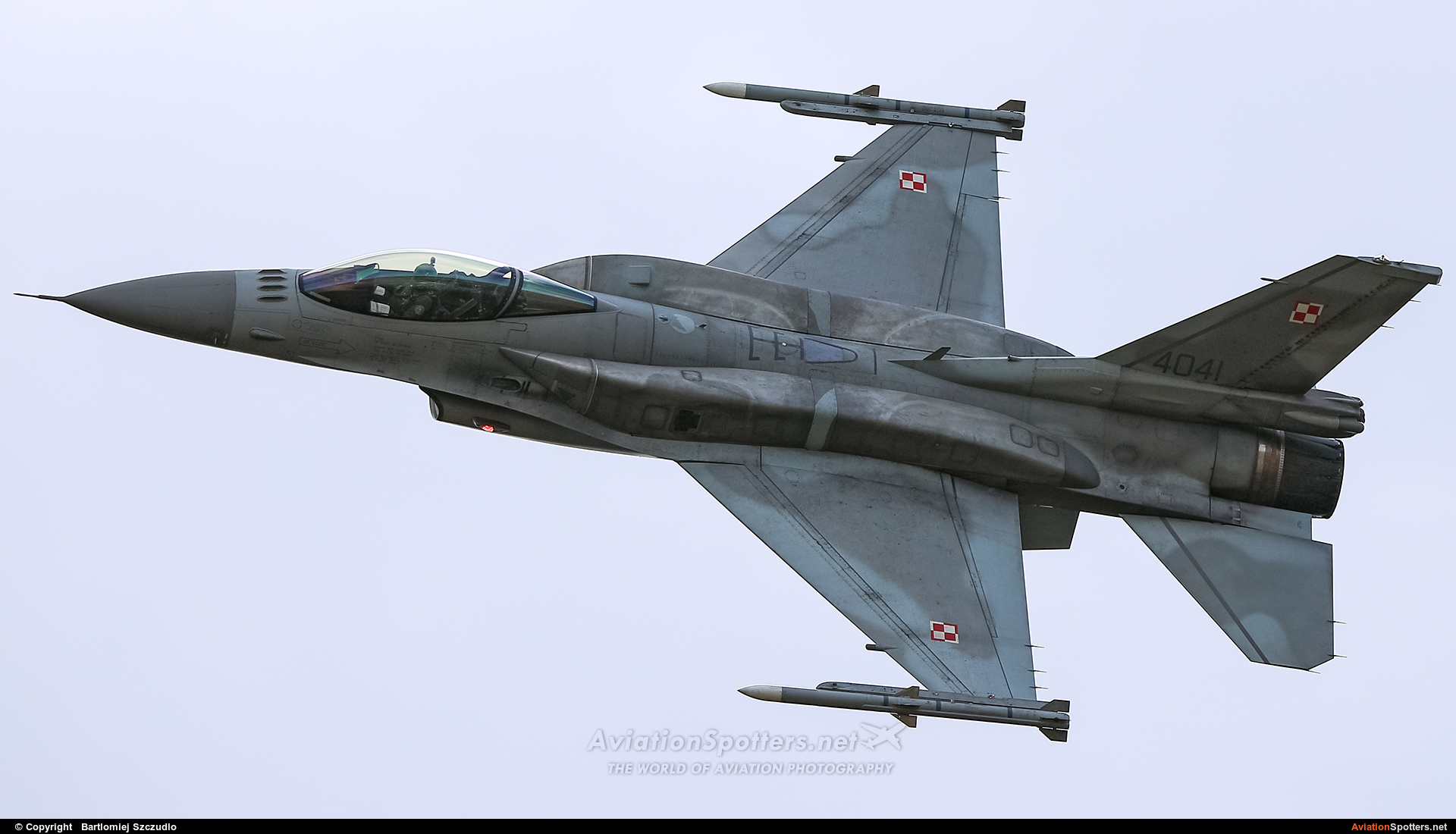 Poland - Air Force  -  F-16C Jastrząb  (4041) By Bartlomiej Szczudlo  (BartekSzczudlo)