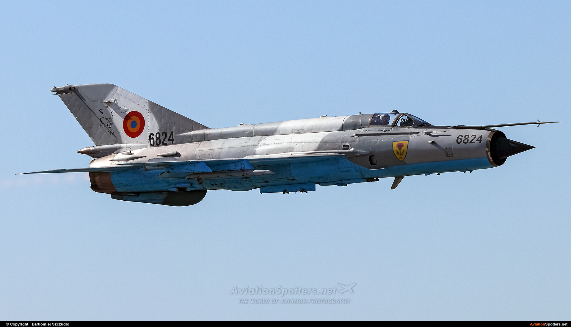 Romania - Air Force  -  MiG-21 LanceR C  (6824) By Bartlomiej Szczudlo  (BartekSzczudlo)