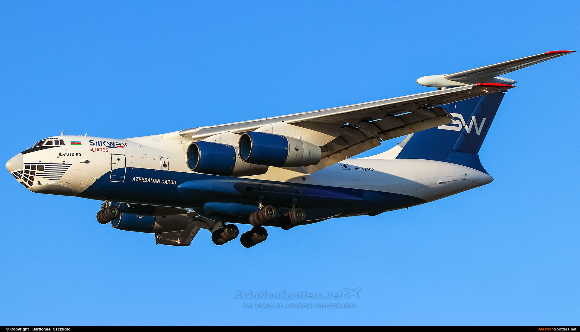 Silk Way Airlines  -  Il-76 (all models)  (4K-AZ100) By Bartlomiej Szczudlo  (BartekSzczudlo)