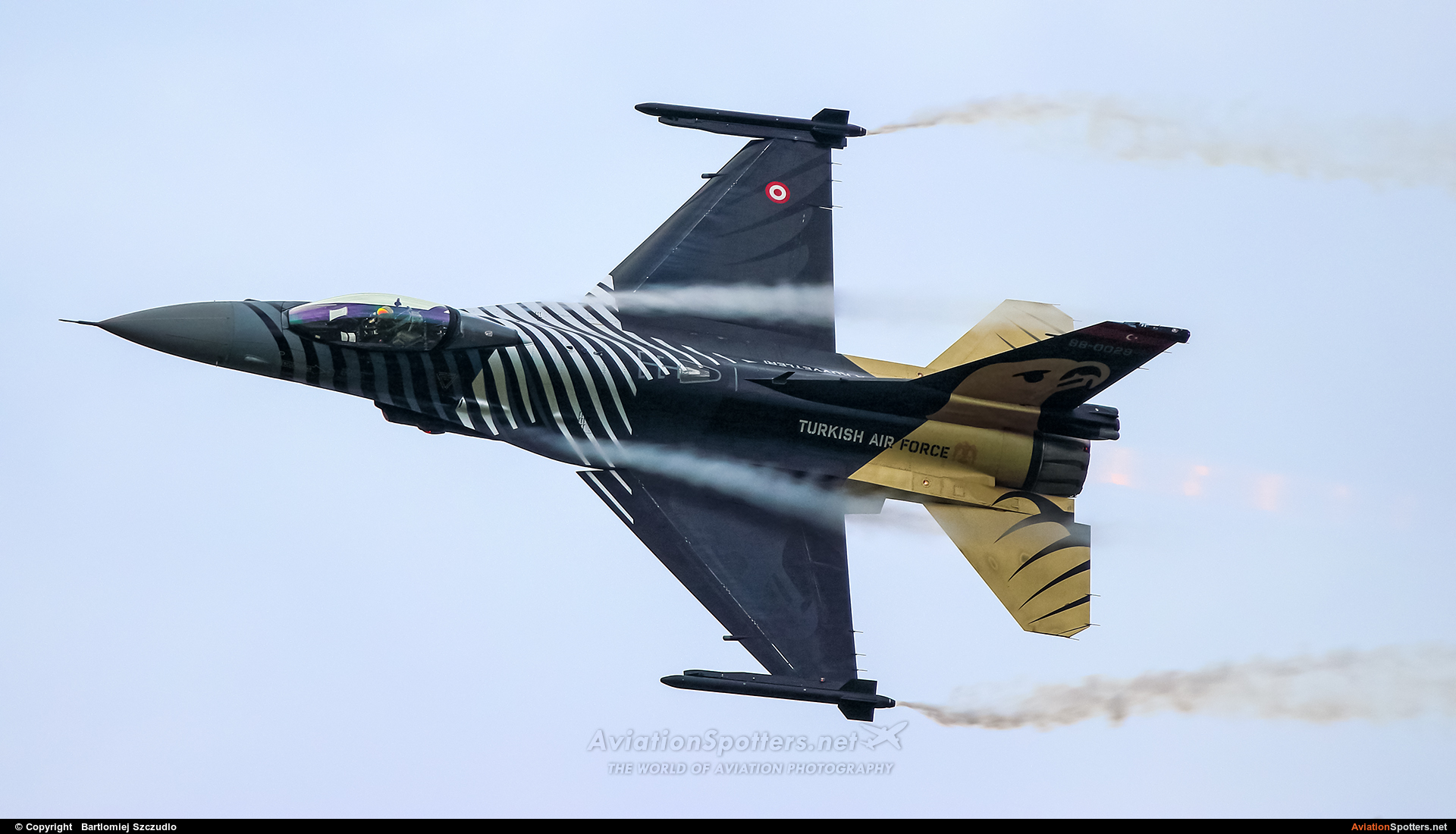 Turkey - Air Force  -  F-16C Block 52+ Fighting Falcon  (88-0029) By Bartlomiej Szczudlo  (BartekSzczudlo)
