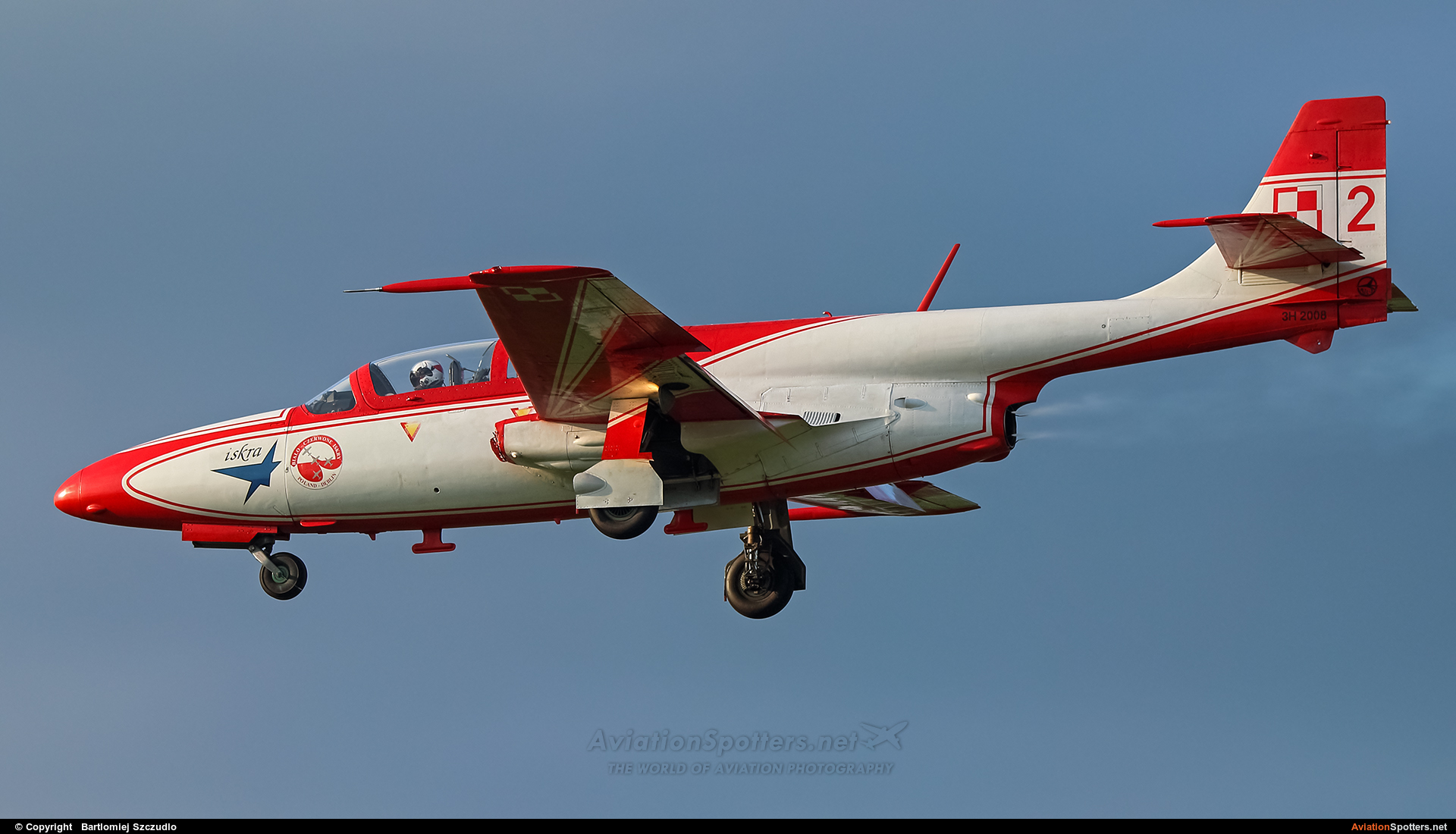 Poland - Air Force: White & Red Iskras  -  TS-11 Iskra  (3H-2008) By Bartlomiej Szczudlo  (BartekSzczudlo)