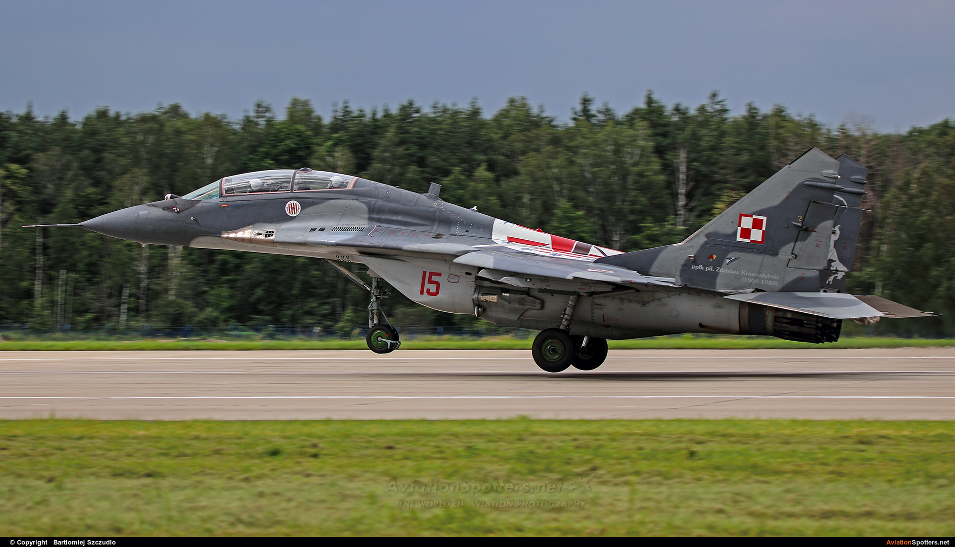 Poland - Air Force  -  MiG-29UB  (15) By Bartlomiej Szczudlo  (BartekSzczudlo)