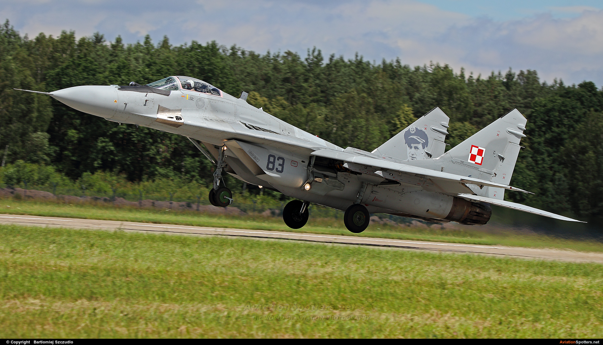 Poland - Air Force  -  MiG-29A  (83) By Bartlomiej Szczudlo  (BartekSzczudlo)
